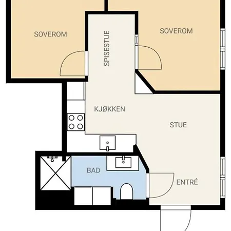 Sentral Moderne Apartment *